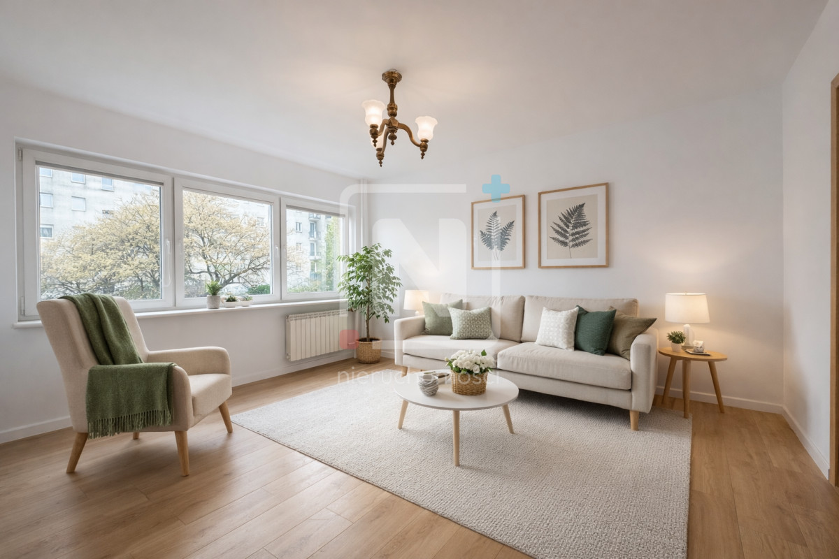 3 pokoje w zielonej części Ochoty