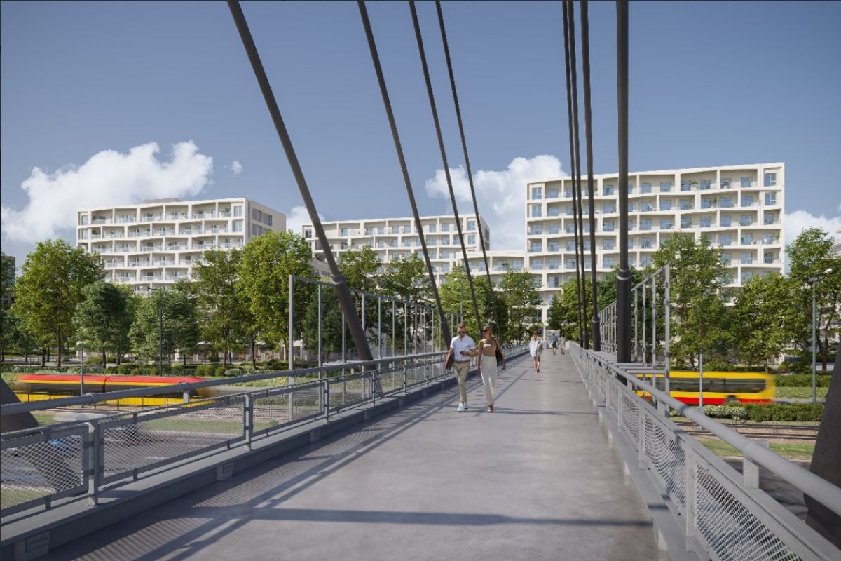 4 pokoje z dużym tarasem